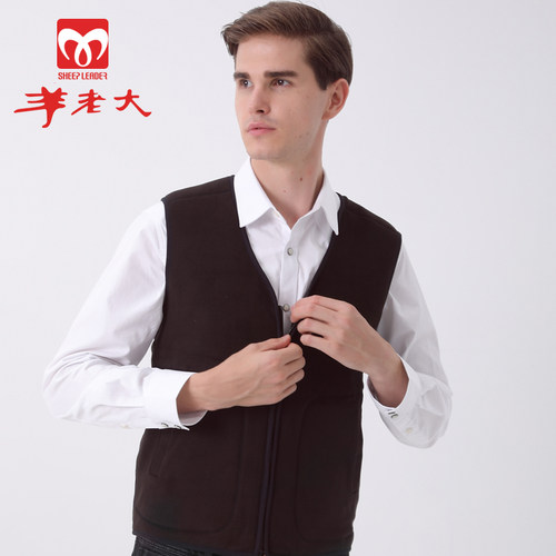 羊老大保暖男冬季马甲