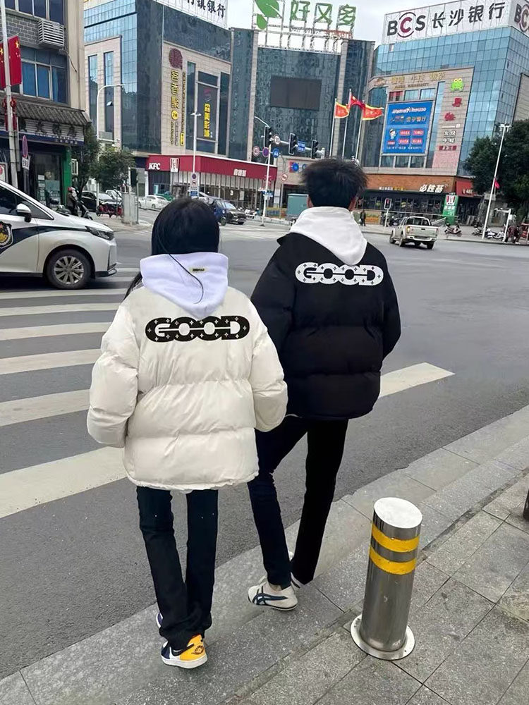 2025 Winter National Trend American Style GOOD Down Jacket, Loose and Thickened Padded Coat for Men and Women, Couples