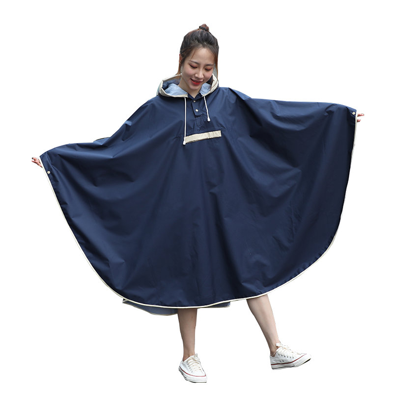 自行車雨衣女成人斗篷時尚單人徒步背包登山騎行防水風(fēng)衣雨披外套