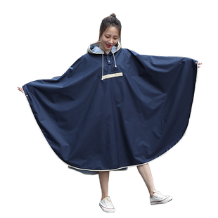 自行车雨衣女成人斗篷时尚单人徒步背包登山骑行防水风衣雨披外套