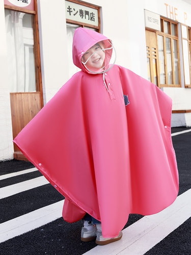 金顿狼加厚单人儿童斗篷雨衣