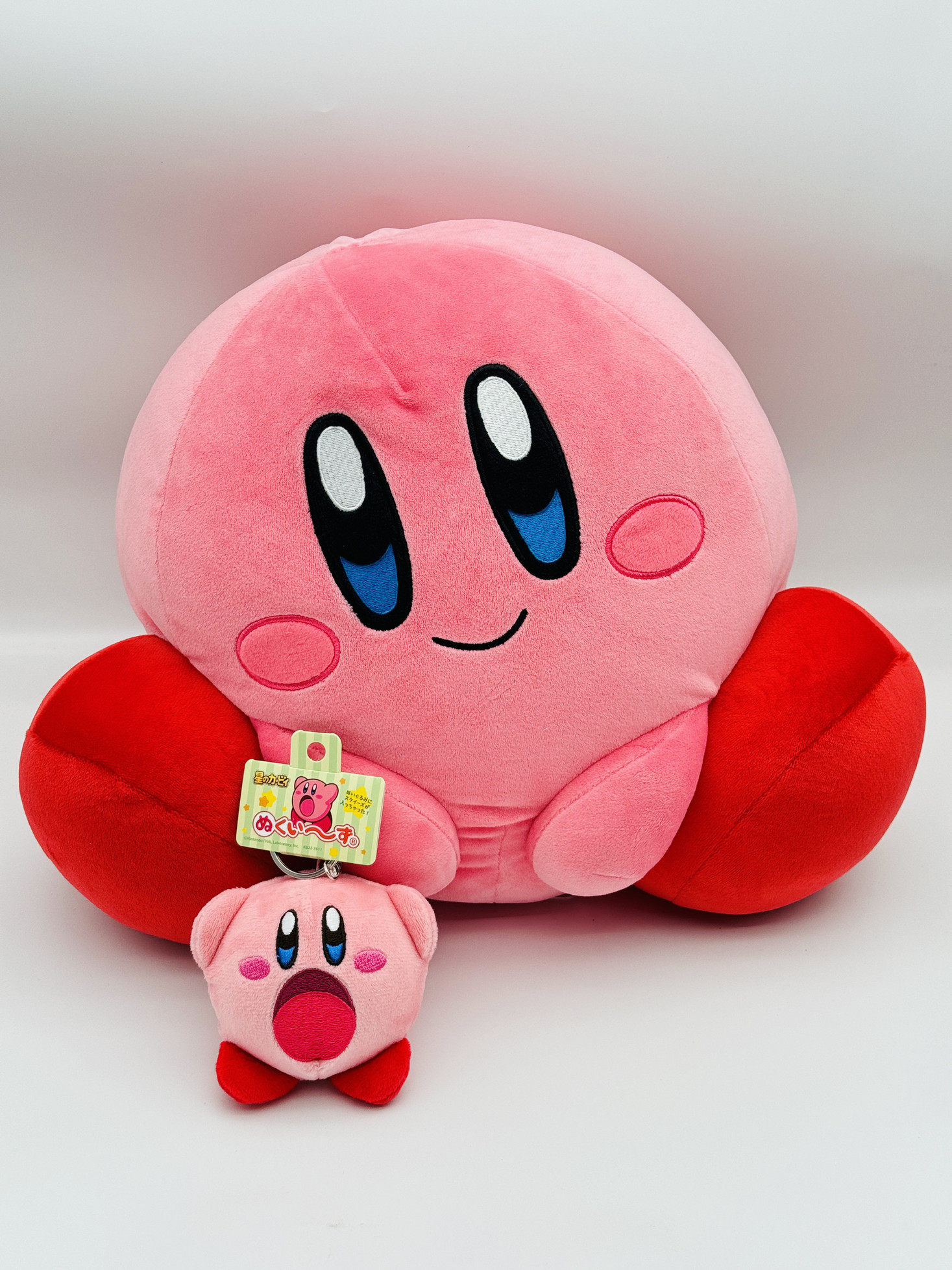 正版大嘴星之卡比慢回弹公仔玩偶娃娃毛绒书包挂件小挂饰捏捏乐