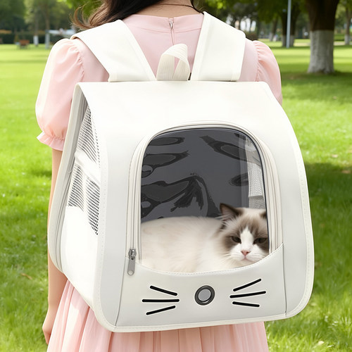 猫包便携透明双肩背包