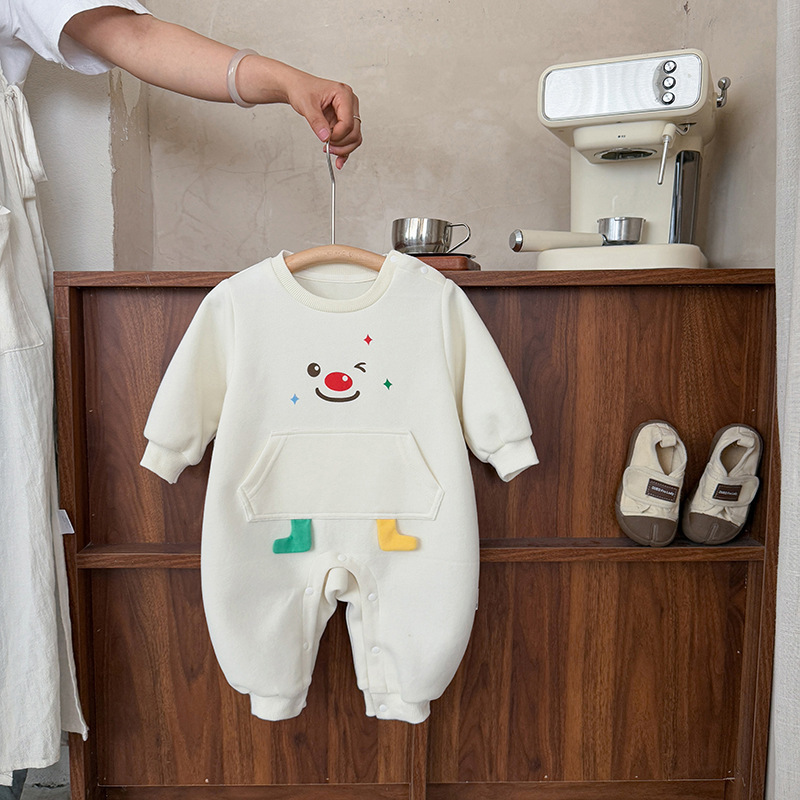 婴儿连体衣秋装宝宝衣服超萌新款男女婴幼儿春秋季外出小月龄爬服