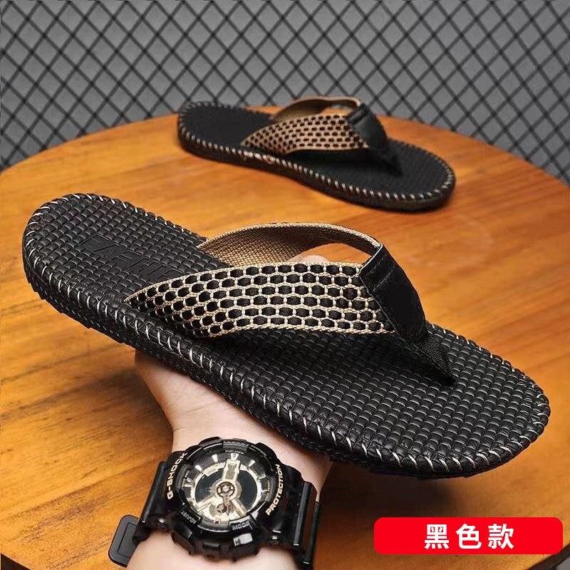 人字拖男耐磨防滑防臭无味夏天外出ins凉拖潮流沙滩拖鞋男款高档