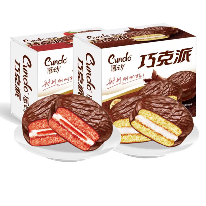 巧克派巧克力草莓味椰椰派