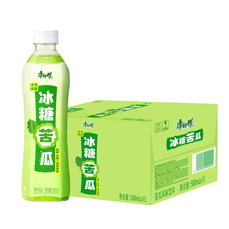 康师傅冰糖苦瓜果味饮料饮品