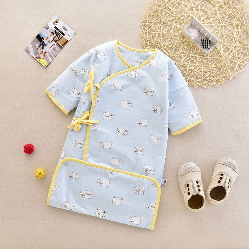 新生儿睡衣宝宝秋冬款2025秋冬季防踢女童宝宝可爱婴儿空调服睡袋