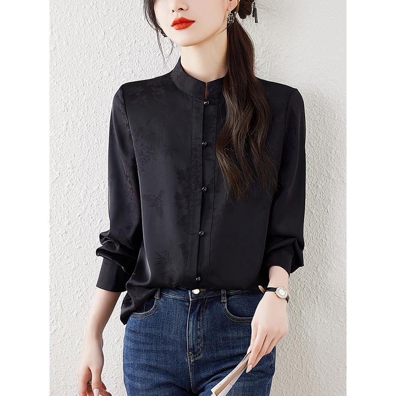 ROUMIKL高端广东深圳南油上衣早秋冬女装新中式国风普宁独特漂亮