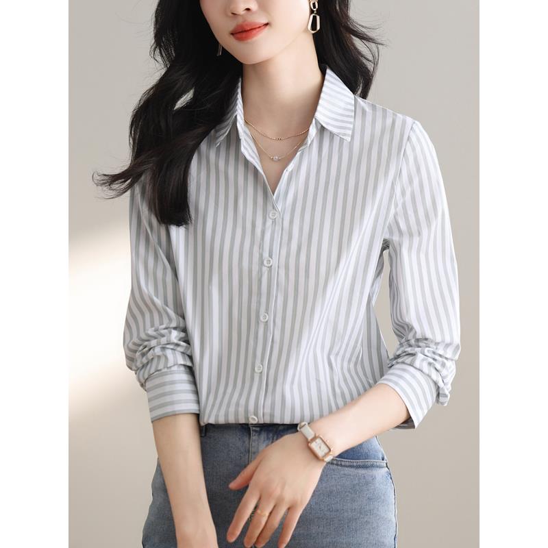 ROUMIKL高端广东长袖上衣春秋冬女装广州十三行普宁素订义乌条纹