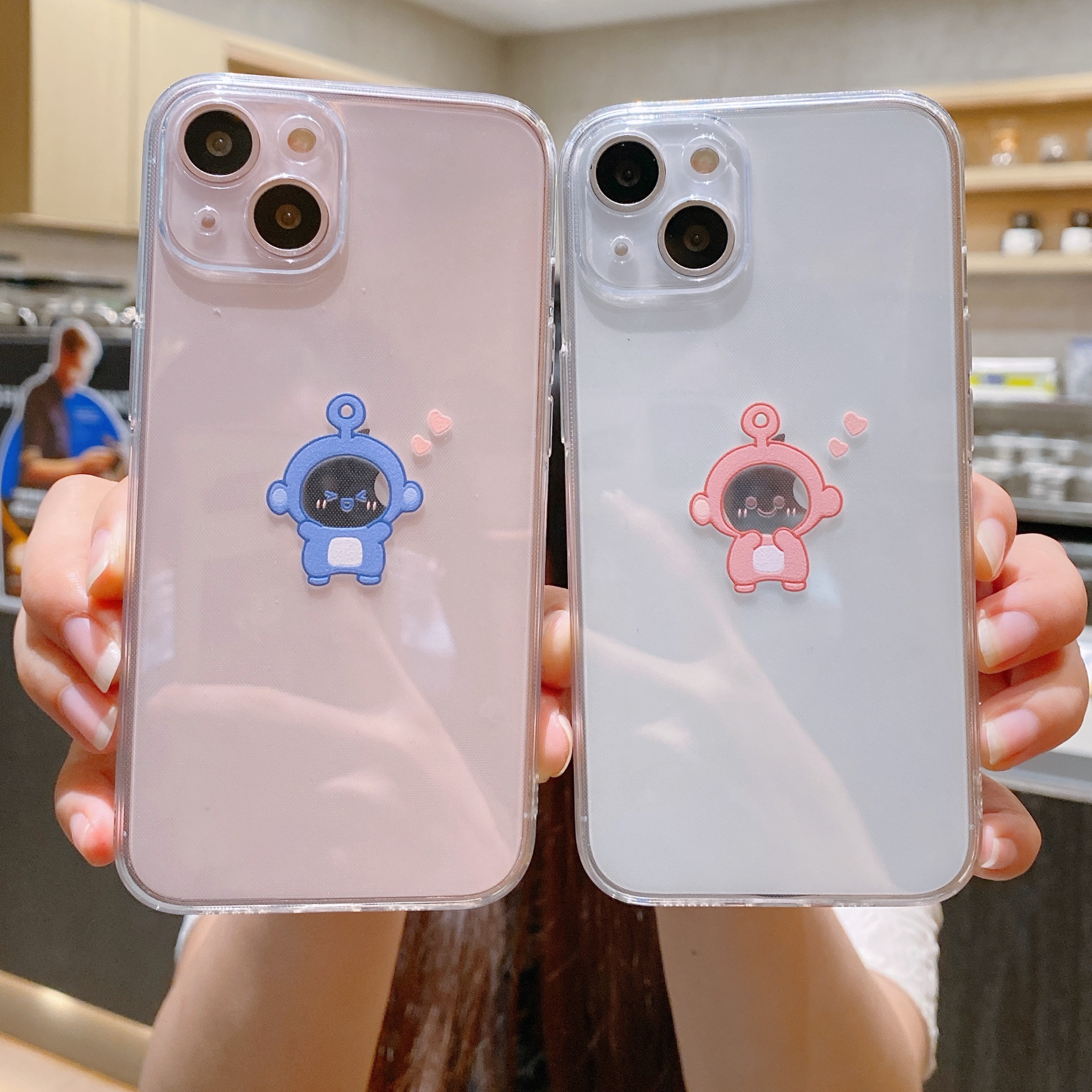 情侣天线宝宝适用苹果12promax手机壳iphone15男14透明16硅胶软xsmax外壳8plus女6s/7防摔壳可爱13mini新xs