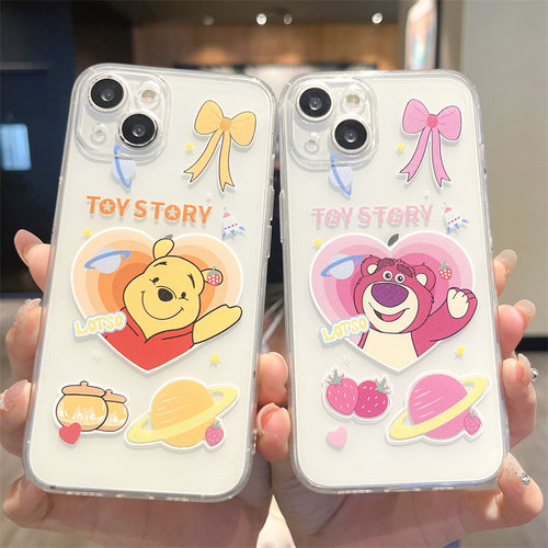 苹果iPhone硅胶卡通保护壳