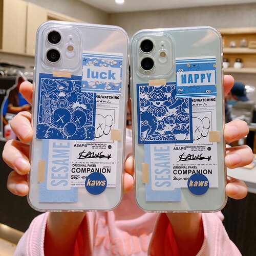 苹果iPhone硅胶卡通软壳全包直边