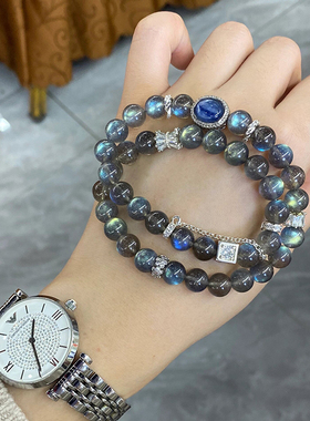 天然灰月光DIY设计冰种体颗颗光