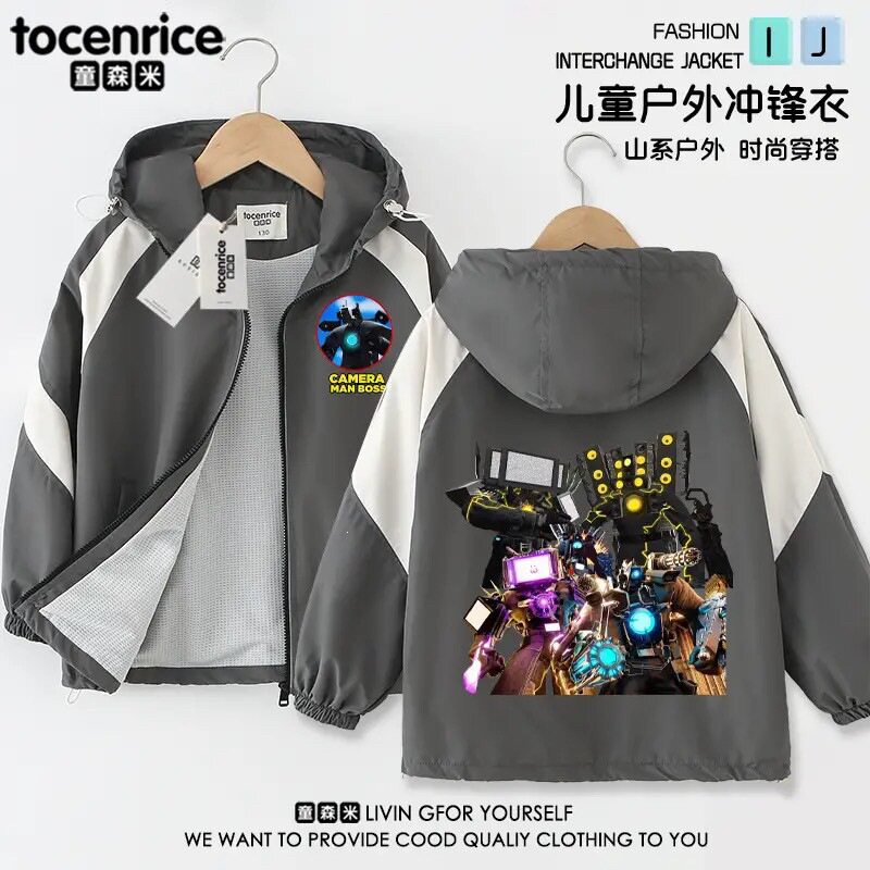 新款泰坦监控人衣服外套连帽冲锋