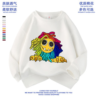 yarnaby plush噩梦小动物哈雷索耶微笑朋友男女童圆领亲子卫衣服