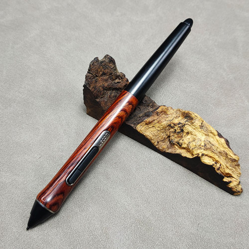 wacom影拓Pth660木质可替换笔握