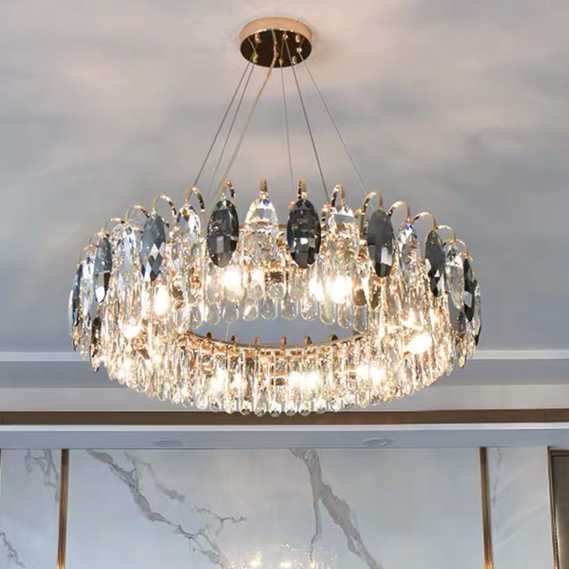 水晶餐厅灯客厅灯卧室灯新款