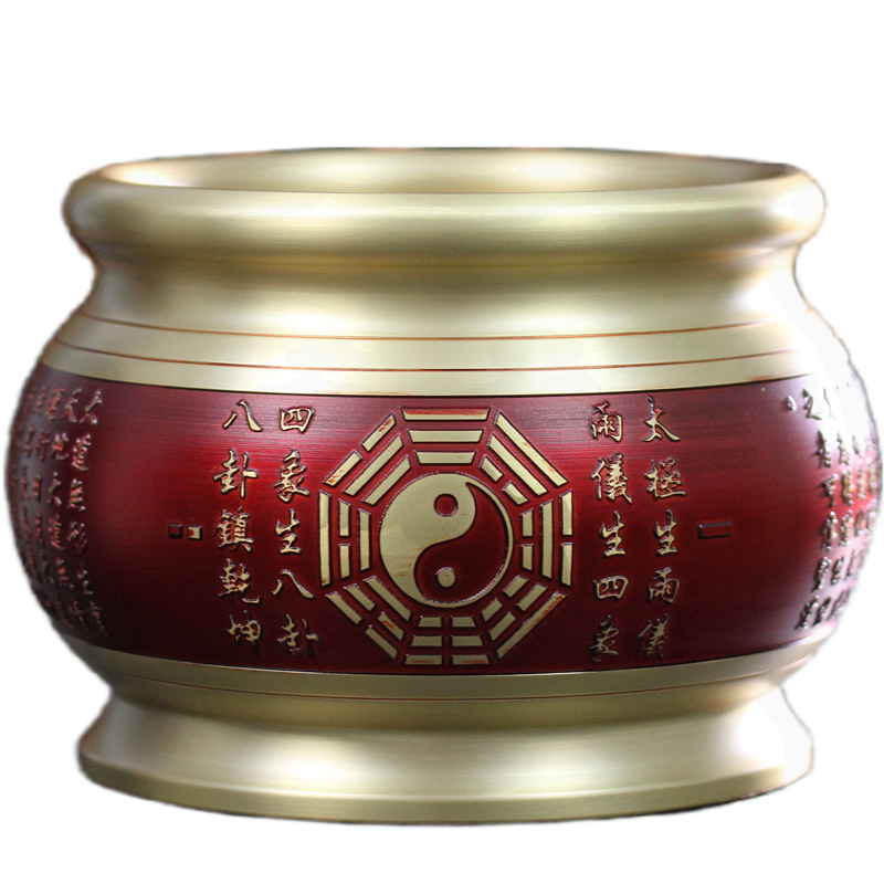 6寸7寸纯铜香炉家用室内线香熏炉
