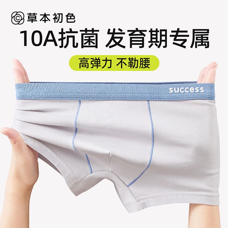 男童内裤纯棉四角裤抗菌