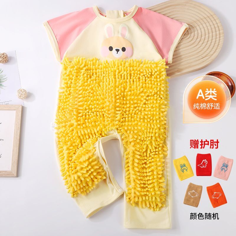 圆领新生婴儿连体衣春夏