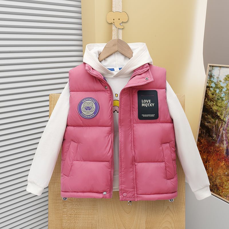 儿童马甲秋冬季棉服洋气