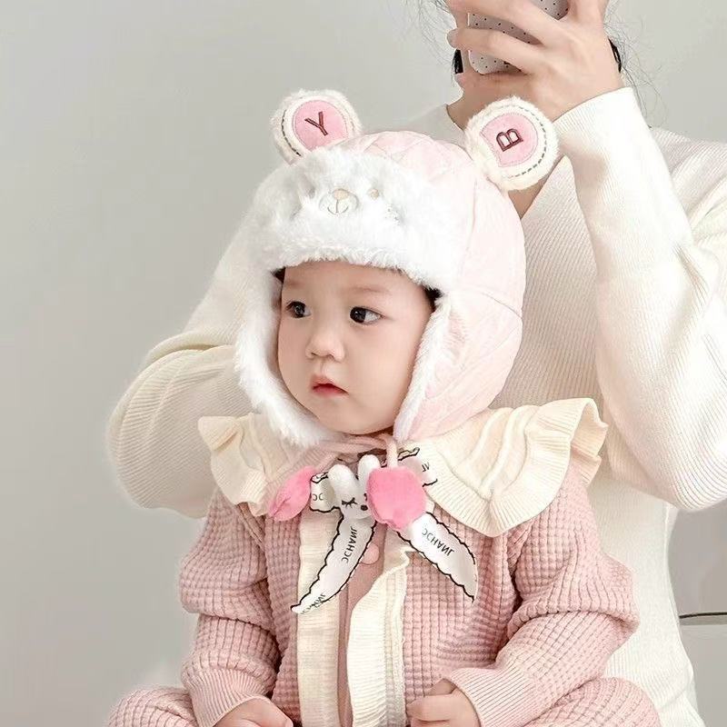 宝宝帽子秋冬款男女可爱