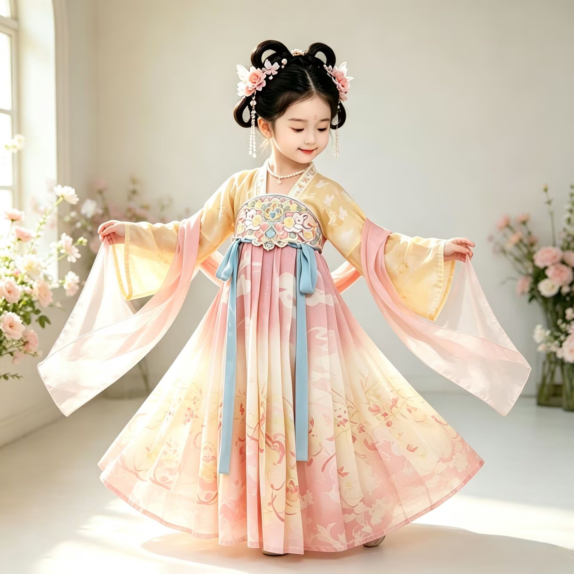 汉服女童2026新款春秋小