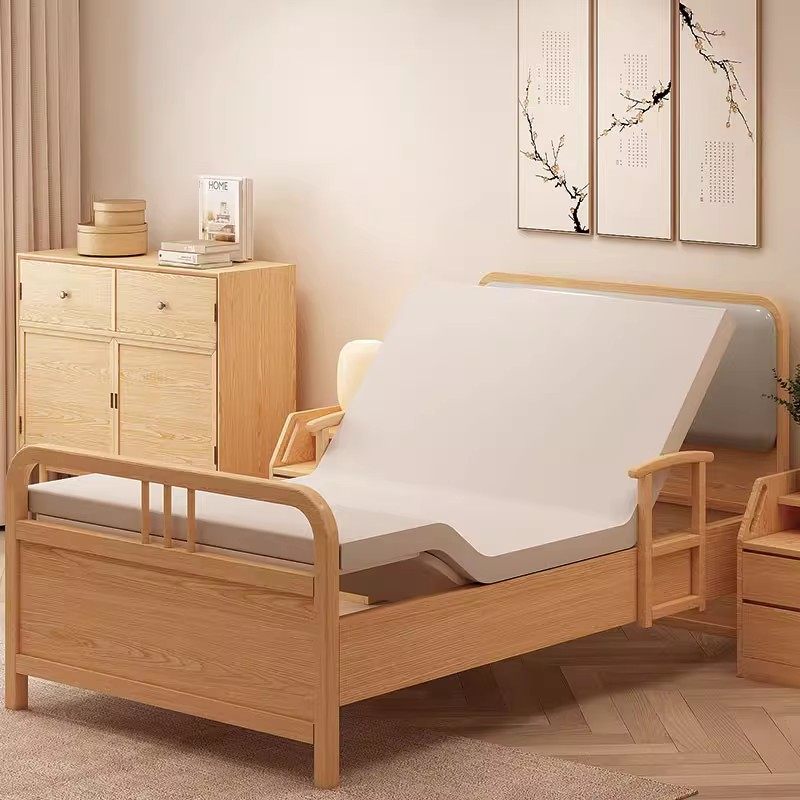 老人电动智能护理床家庭用实木护理床多功能可升降床养老院专用床