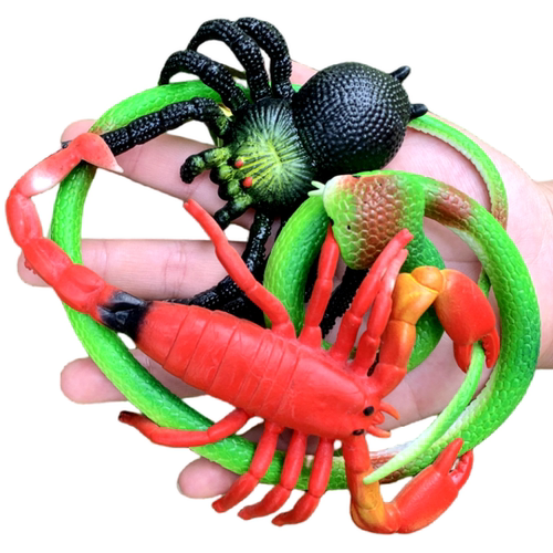 蝎子蜘蛛软胶包邮仿真蛇