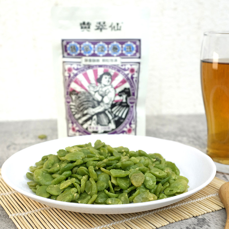 黄翠仙保山绿蚕豆 云南零食兰花豆胡豆怪味豆酥香味袋装无壳100g