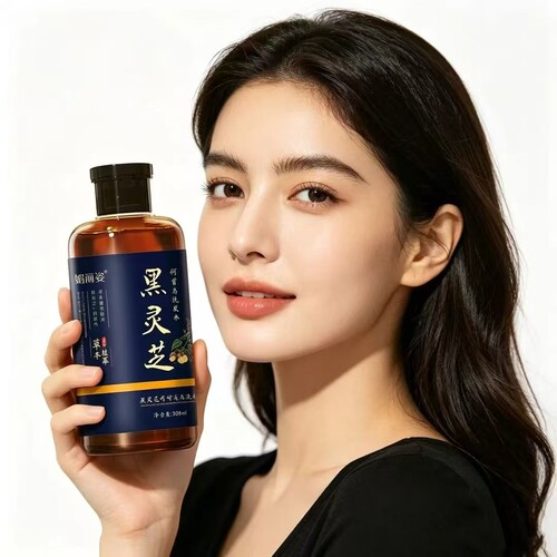 媚丽姿黑灵芝何首乌洗发水
