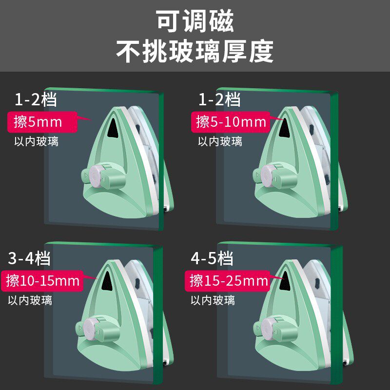 高楼家用强磁双面擦玻璃神器