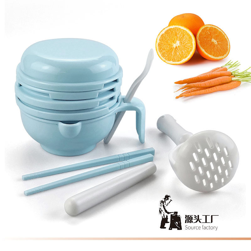 现货手动婴儿辅食研磨器宝宝水果榨汁器儿童食物研磨工具套装