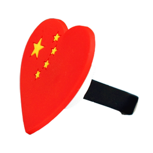 汽车香水出风口装饰车载香薰爱国红旗车内用香氛持久淡香空调摆件