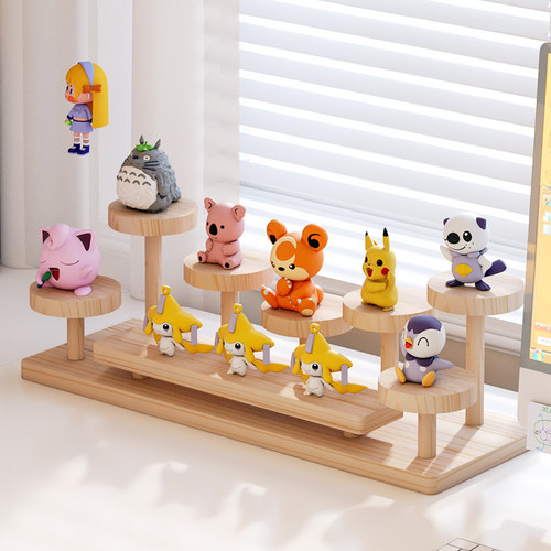 【销量NO..1】实木多层展示架