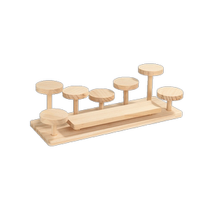 实木桌面多层置物架书桌手办收纳美工区作品小摆件展示整理花架