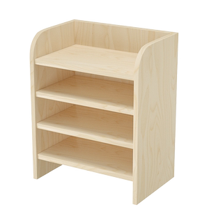 办公室收纳架桌面简易多层文件夹书籍整理架工位档案资料架子实木