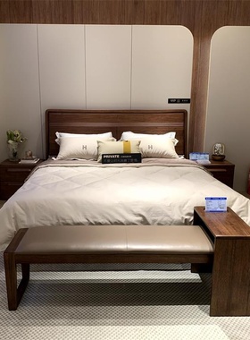 南洋胡氏 胡桃生活 YE6011大床1.5M/1.8M/2M /床榻