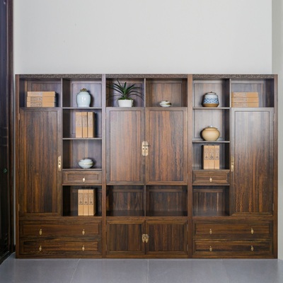 【样品清仓】仅限江苏扬州门店 南洋胡氏 檀悦 书柜2900*380*2120
