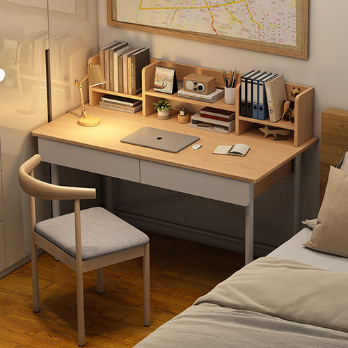 本木自在简约现代电脑桌