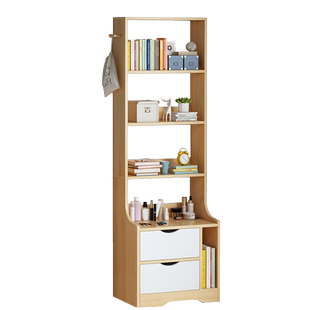 书架落地床头柜置物架子简易夹缝小型床头收纳柜家用卧室储物柜子