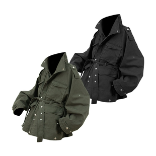 RELABEL（梦裁）可变衣长多形态水洗做旧M65夹克外套