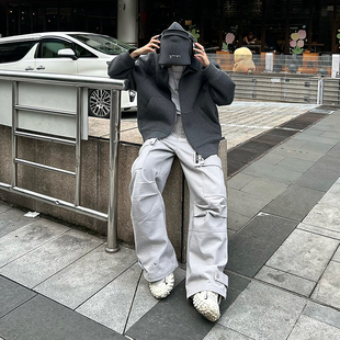 RELABEL 蛹· 第十缪斯 三色环状刀口工装炮弹裤