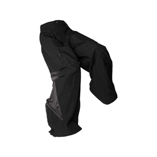 旋转切割半透拼料防风解构束脚冲锋裤 RELABEL 流转 素 时间元