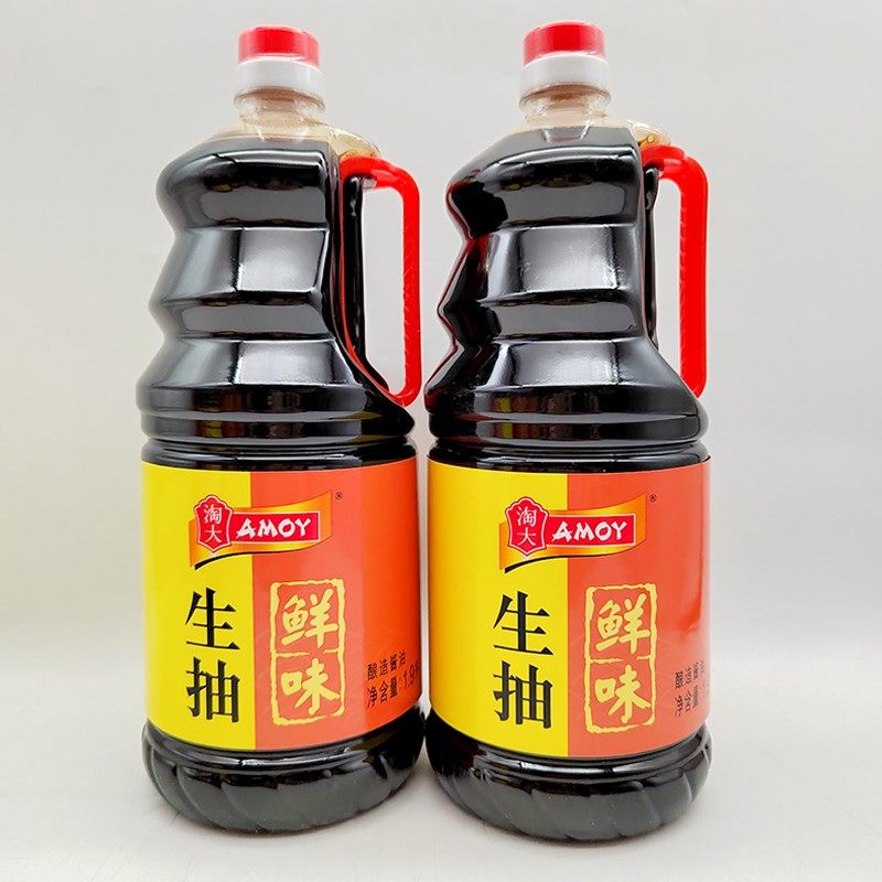 鲜味生抽1.9l升餐饮装食堂生抽重庆小面酱油酿造酱油佐餐烹饪