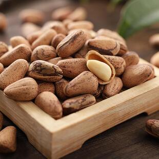 950大长颗粒25CDF0克 材虎皮开口松子 袋好食松香 吉元 白山精品