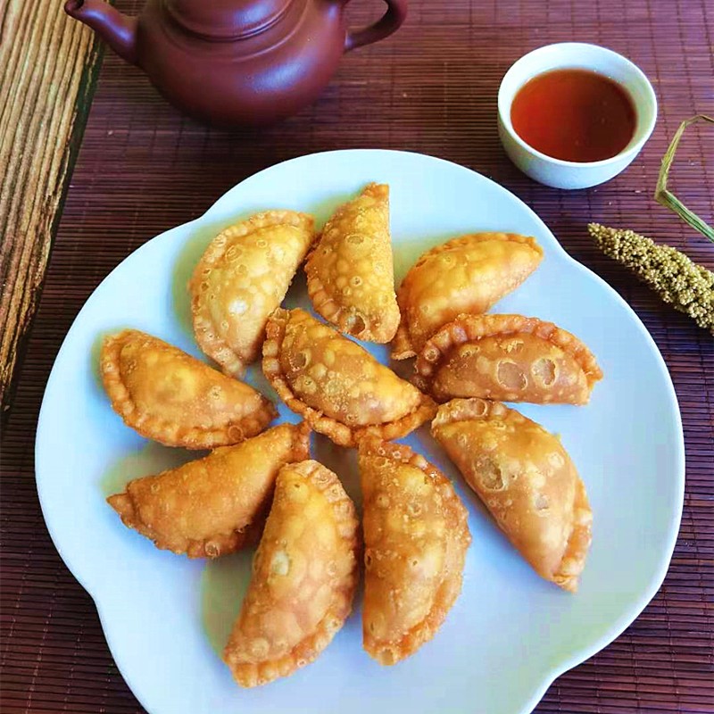 50广西玉林特产克油0子炸年酥饺酥角饺 传统手工货小吃