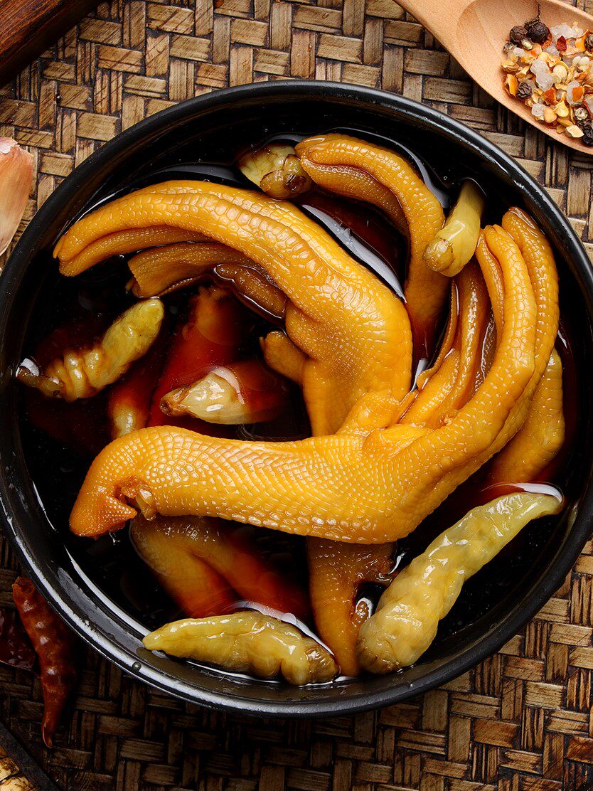 泡鸭爪真空装泡椒鸭爪办公室卤味休闲小零食福建龙岩特产泡爪