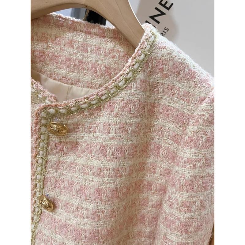 ROUMIKL时尚高级感2025年新款冬季女装法式设计小香风休闲宽松长